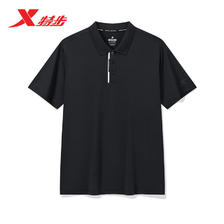 XTEP 特步 运动短袖男POLO衫夏季休闲876229020174 正黑色 2XL 119元