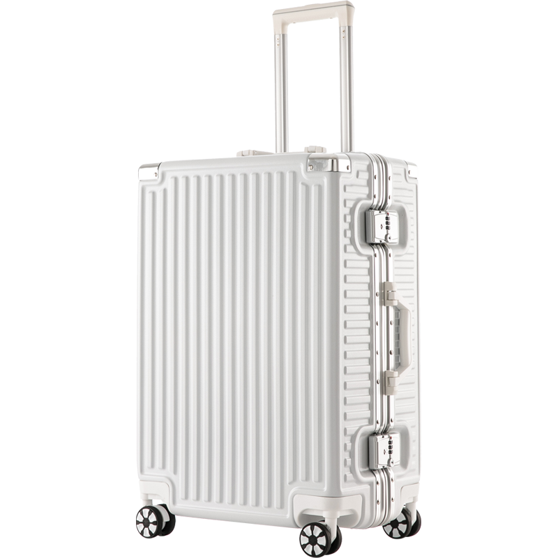 plus会员：Milooky行李箱小型20英寸拉杆箱男女飞机旅行箱包商务密码箱皮箱铝