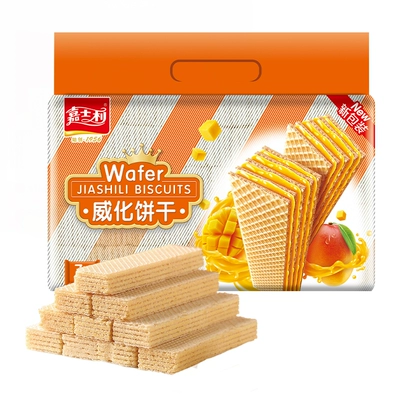 88VIP：嘉士利 香芒果味威化夹心饼干 454g *5件 37.53元+运费（合7.51元/件）