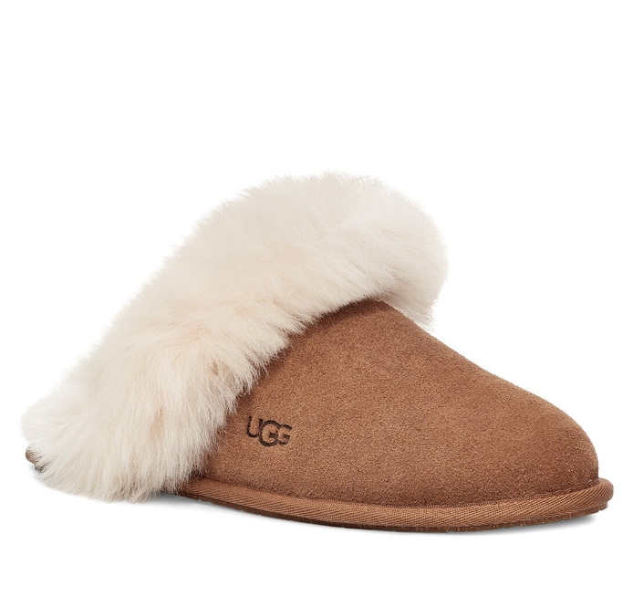 UGG 毛边拖鞋 6.6折 $65.99（约478元）