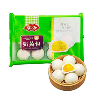 安井 早餐 360g奶黄包12只（任选8件） 7.38元