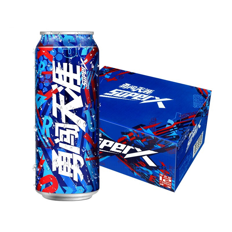 雪花 勇闯天涯 superX啤酒 500ml*18听 62.95元