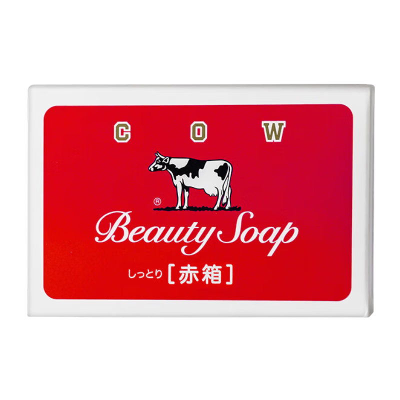 6日0点开始、限500件：牛乳石硷cow牛牌进口美肤香皂90g*1块 滋润型 1元（PLUS