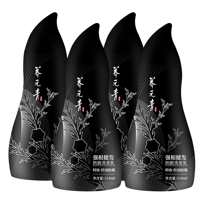 养元青 云南白药防脱洗发水210ml*4强根健发洗发露发量蓬蓬黑葫芦 85.2元