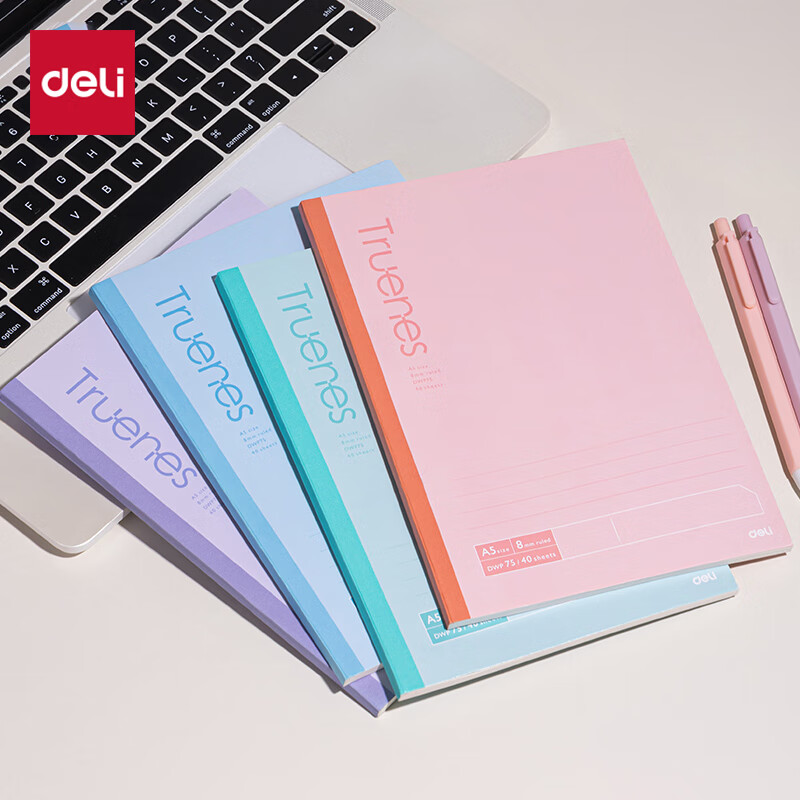 得力 单本A5行纭经典软抄本记事本 1元