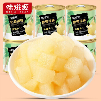 weiziyuan 味滋源 冰糖雪梨罐头 200g*2罐 9.9元（需用券）