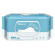 Kleenex 舒洁 湿厕纸家庭装80片*6包（480片）清洁湿纸巾湿巾 擦去细菌 42.81元