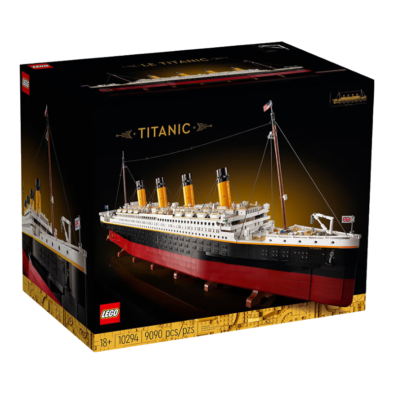 再降价、PLUS会员、百亿补贴：LEGO 乐高 Creator创意百变高手系列 10294 泰坦尼
