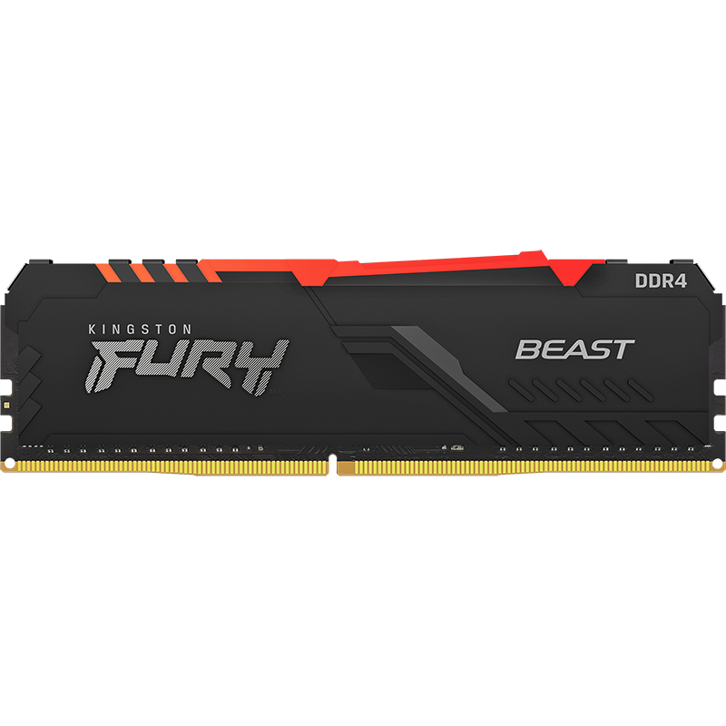 【双十一狂欢】金士顿 (Kingston) FURY 16GB DDR4 3200 台式机内存条 Beast野兽系列 R