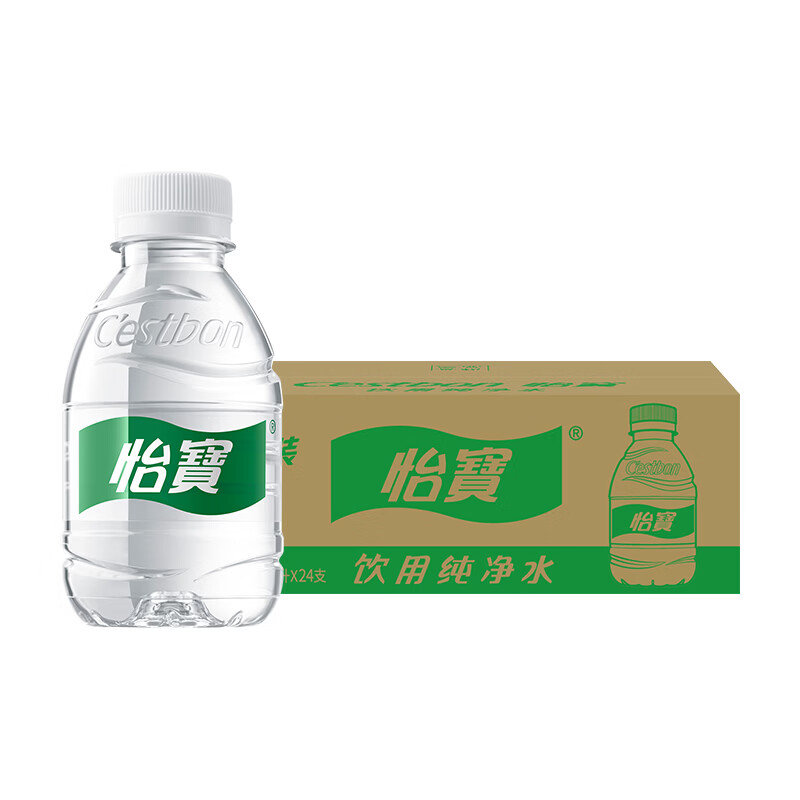 怡宝 饮用纯净水 211ml*24瓶 口袋水 整箱装 16.81元