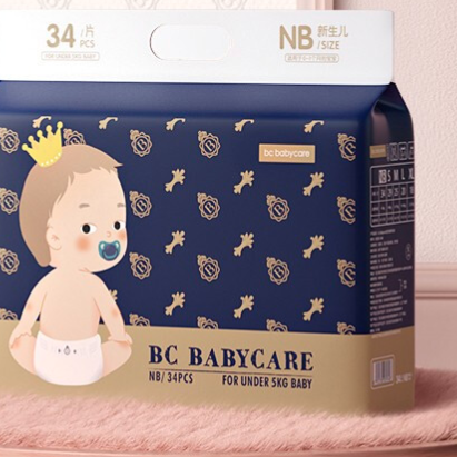 babycare 皇室弱酸系列 纸尿裤 NB34片 35.05元
