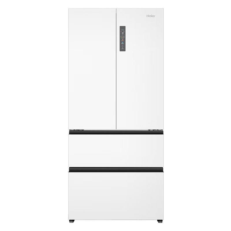 PLUS会员：Haier 海尔 BCD-510WGHFD59WVU1 法式多门超薄嵌入式冰箱 510L 白色 3758.6元