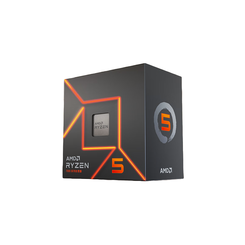 AMD 锐龙R5 7500F CPU 3.7GHz 6核12线程 969元（需用券）