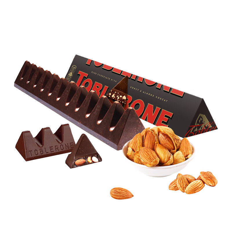 Toblerone 三角 瑞士三角 黑巧克力 100g 7.93元（需买3件，共23.8元）