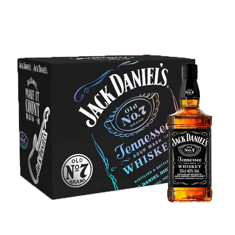 移动端：杰克丹尼 Jack Daniels）美国田纳西州调和型威士忌500ml4只装 358元