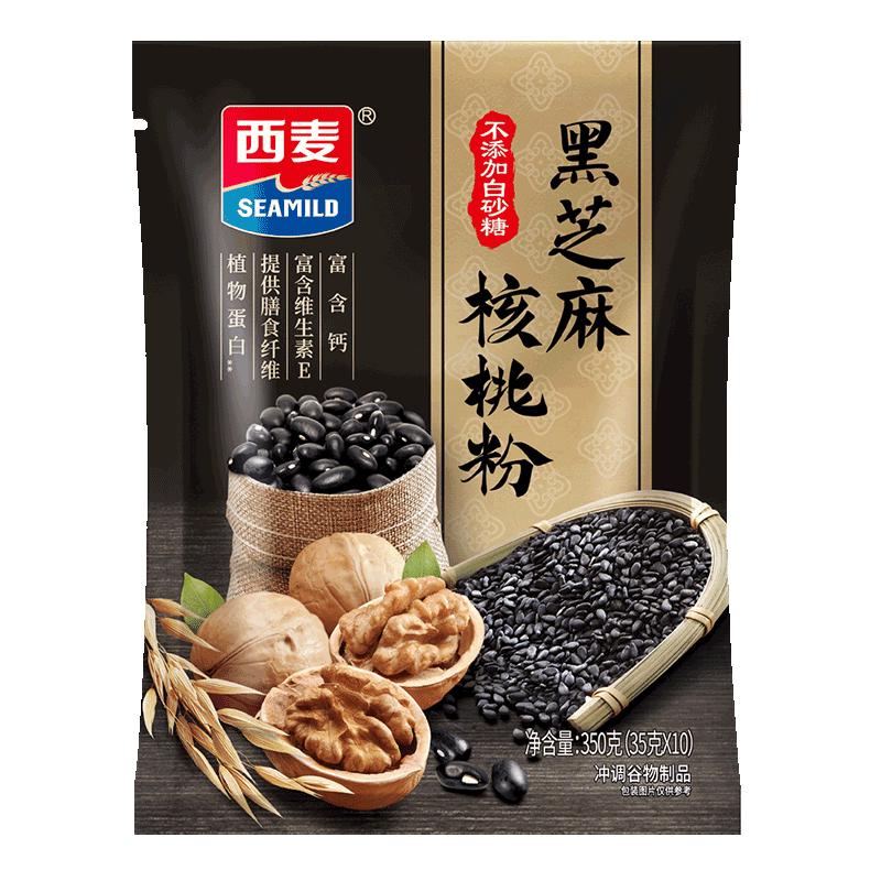 西麦 黑芝麻核桃粉 350g 5.7元