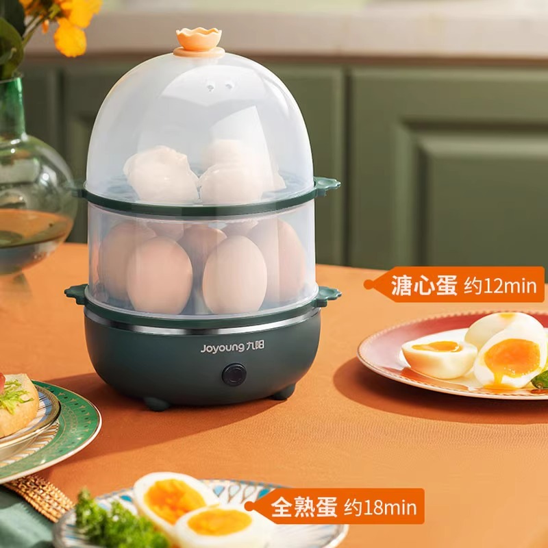 Joyoung 九阳 蒸蛋器自动断电家用煮蛋器小型多功能迷你宿舍早餐煮鸡蛋神器 