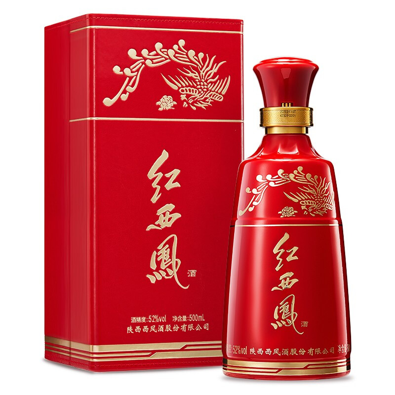 移动端：西凤酒 红西凤 52%vol 凤香型白酒 500ml 单瓶装 779元