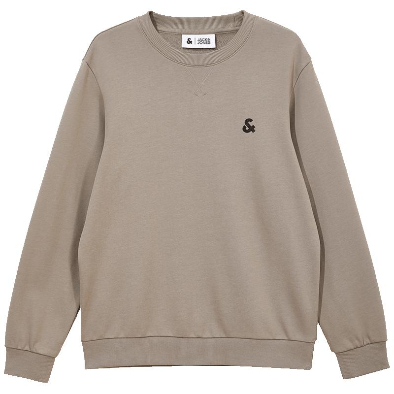 杰克琼斯 秋季时尚通勤日常上衣舒适多色百搭直筒圆领卫衣男装 82.43元