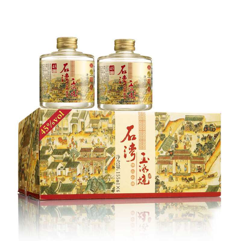 石湾 SHI WAN PAI 玉冰烧 45%vol 微黄白酒 155ml*6瓶 132元