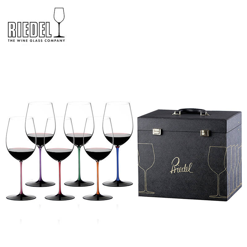 RIEDEL 奥地利RIEDEL Sommeliers系列波尔多手工六色珍藏版红酒杯便携箱 16050元（