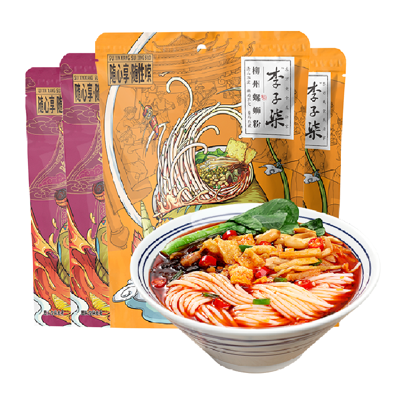 88VIP、今日必买：李子柒 柳州螺蛳粉280g*2袋+240g*2袋+赠238g 25.97元淘金币到手2