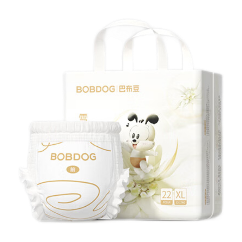 BoBDoG 巴布豆 雪域极光 婴儿拉拉裤XL22片*4件 92.28元（合23.07元/件）