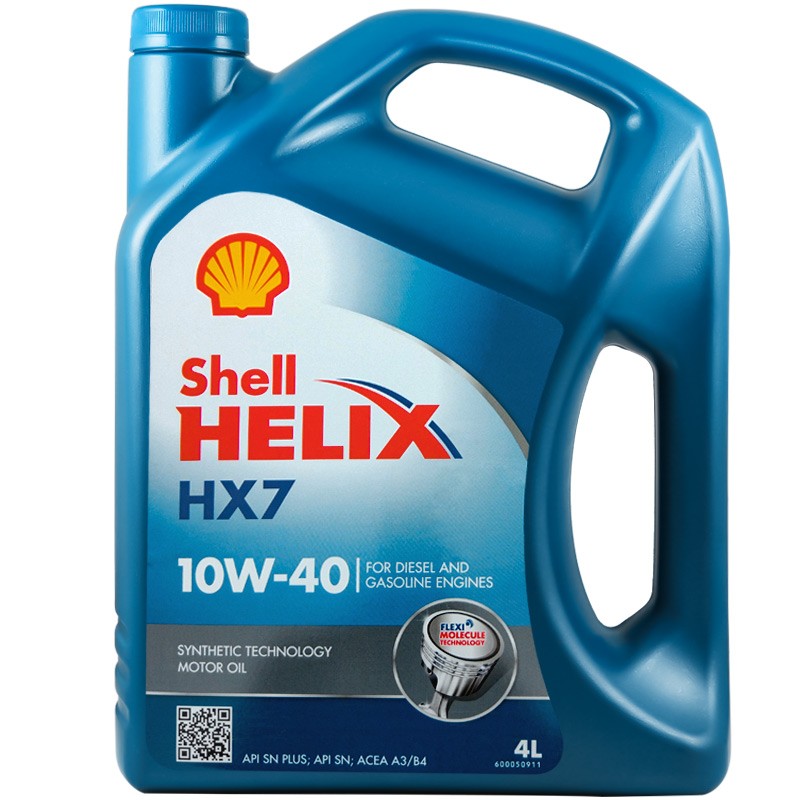 Shell 壳牌 Helix HX7 蓝喜力 10W-40 SN级 半合成机油 4L 103.2元