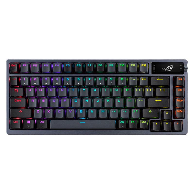 ROG 三模游戏键盘 机械键盘 雪武白轴 暗夜黑 RGB 1438元（需用券）