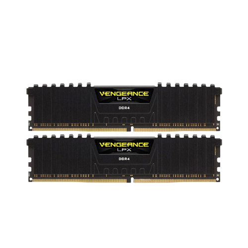 美商海盗船 复仇者LPX系列 DDR4 3600MHz 台式机内存 马甲条 黑色 32GB 16GBx2 539元