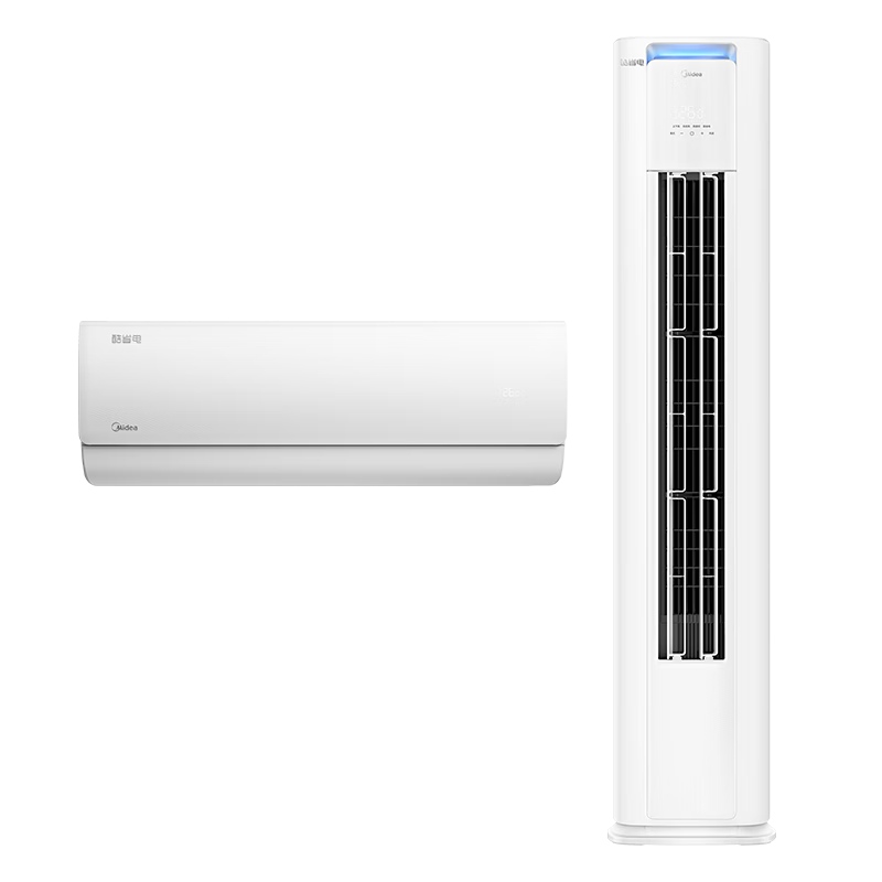 PLUS会员：美的 空调 酷省电 新一级能效 小户型精选 大1.5匹酷省电+3匹酷省