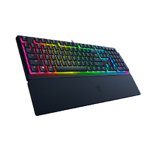 雷蛇 雨林狼蛛V3 104键 有线机械键盘 黑色 RAZER轻机械轴 RGB 499元