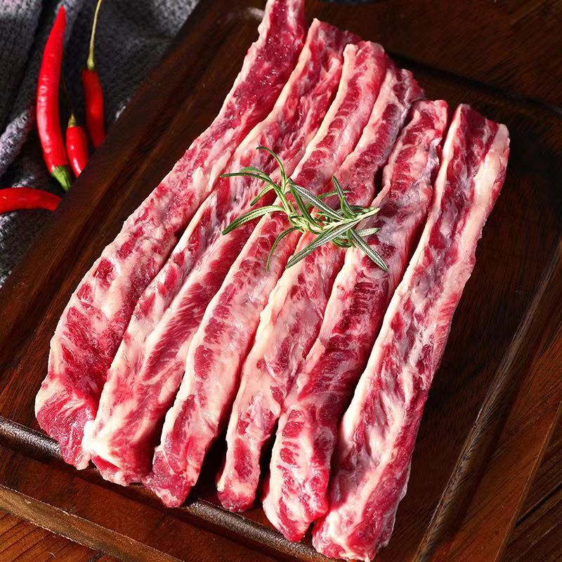 进口安格斯牛肋条(去骨纯肉)*2斤 44.5元