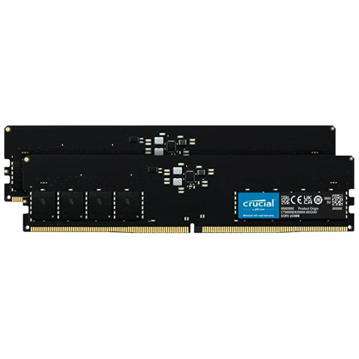 Crucial 64GB（32GB×2）套装 DDR5 4800频率 台式机内存条 美光（原镁光）原厂颗粒