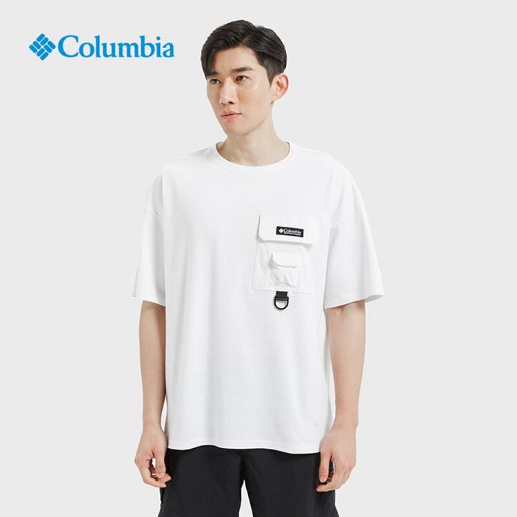 哥伦比亚 男子圆领短袖T恤 AM2352-100 154元包邮