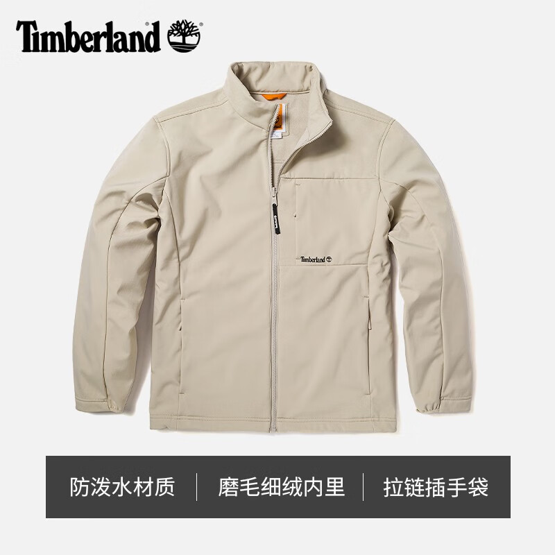 Timberland 男装户外软壳外套新休闲防泼水A5Z3B A5Z3BCY2/沙色 412.4元（需用券）