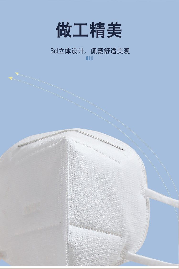 可重复使用，kn95标准5层防护：10只 康旭佳 KN95口罩 券后9.9元包邮 买手党-买手聚集的地方
