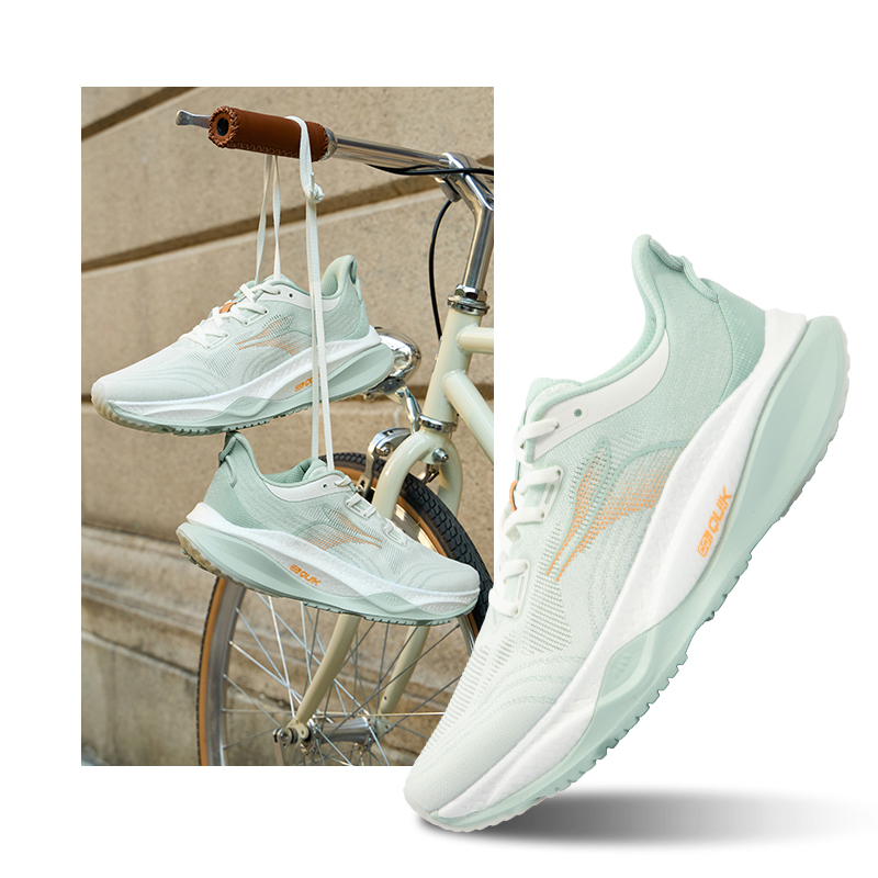 移动端：361° 361度运动鞋女鞋网面透气健身轻便减震专业跑步鞋 159元（淘金