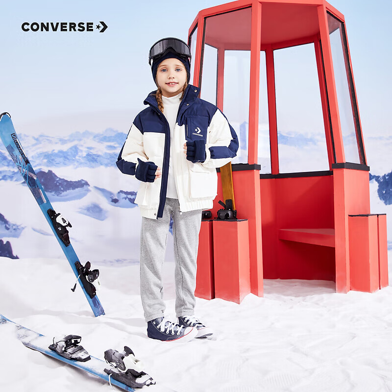 CONVERSE 匡威 男女童短款保暖羽绒服 176.61元（需用券）