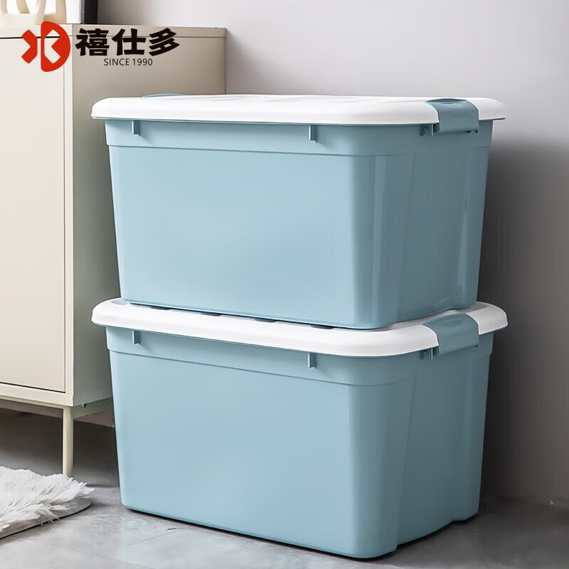 Citylong 禧天龙 收纳箱 60L*3个装（56.3*42.5*32.3cm） 84元包邮（需用券）