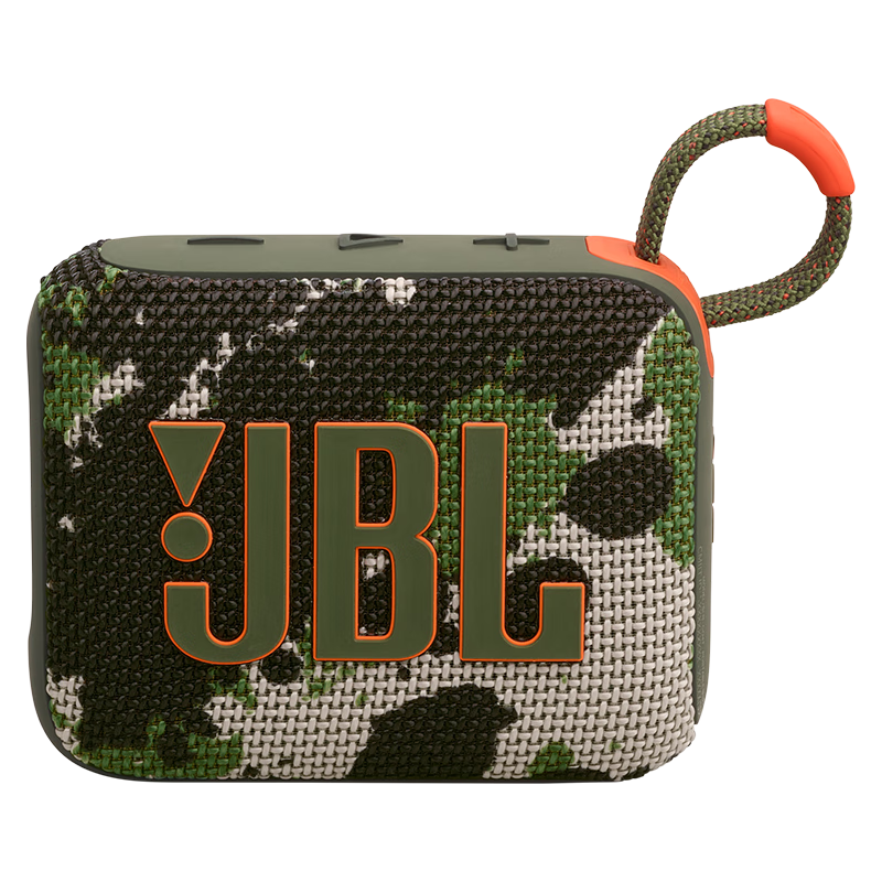 PLUS会员：JBL GO4 音乐金砖四代 蓝牙音箱 迷彩色 204.1元（需用券）