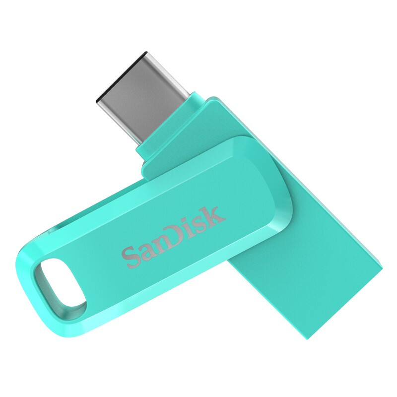 SanDisk 闪迪 高速至尊酷柔系列 SDDDC3-128G-Z46G USB 3.1 U盘 蓝色 128GB USB-A/Type-C双