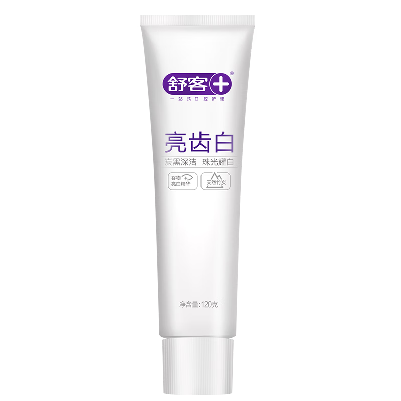 舒客 亮齿白牙膏 竹香薄荷香型 120g 3.1元