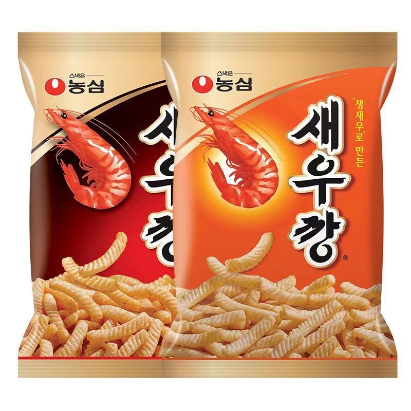 NONGSHIM 农心 韩国进口农心米制虾条 80g*3袋 （12.4到期） 4.9元