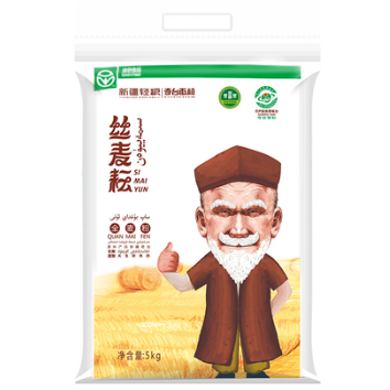 地理标志产品！ 奇台 丝麦耘 特制一等新疆中筋粉全麦面粉 5kg ￥32.99