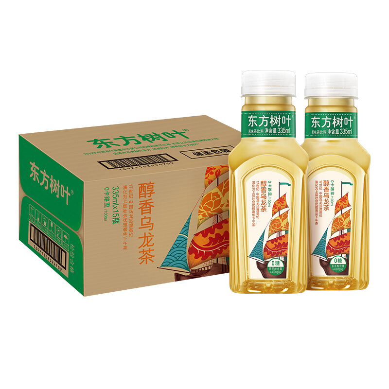 农夫山泉 NONGFU SPRING 东方树叶乌龙茶335ml*15瓶 51.3元