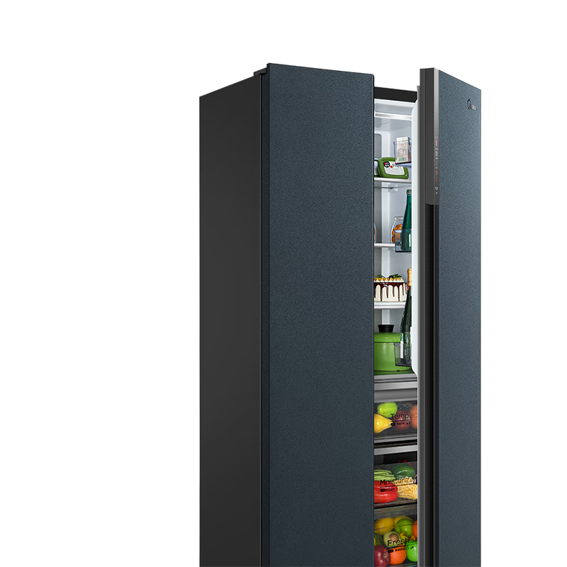 预售、PLUS会员：Midea 美的 60厘米薄系列 BCD-458WKPZM(E) 风冷对开门冰箱 458L 烟