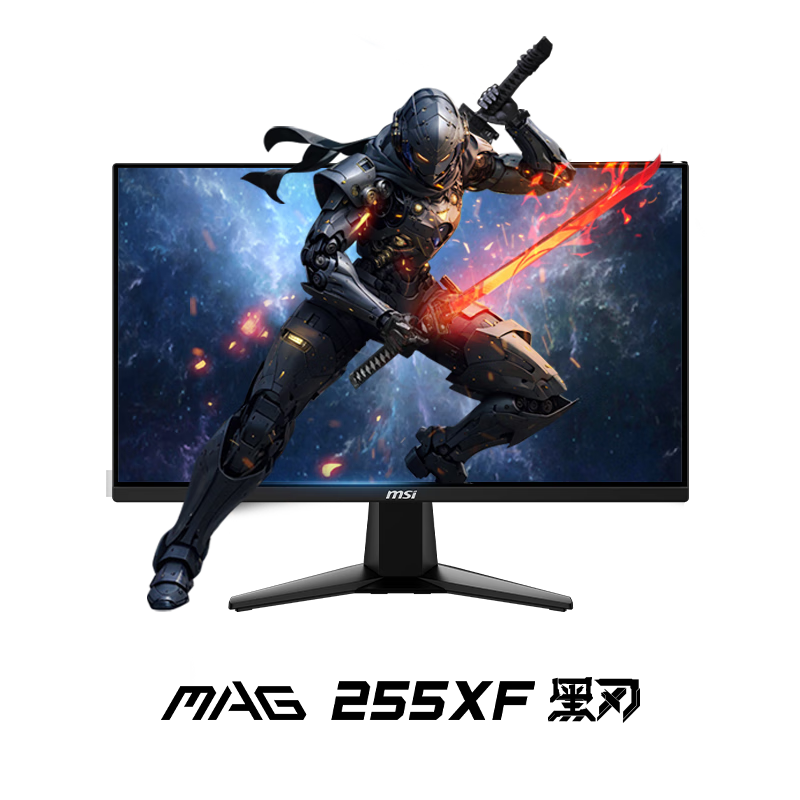 微星 24.5英寸 300Hz 0.5ms (GtG) 支持HDR 快速液晶IPS 10Bit 窄边框游戏电竞显示器 M