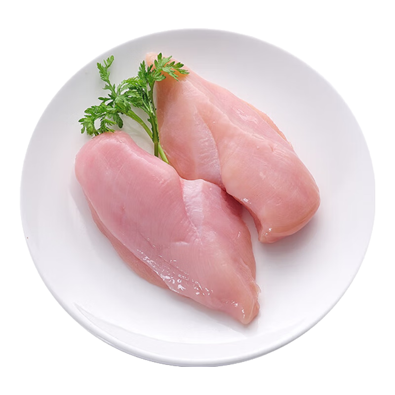 圣农鸡大胸2斤冷冻健身代餐鸡胸肉清真食品冷冻食材 白羽鸡 59.9元(合11.98元