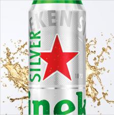 Heineken 喜力 星银500ml*18听整箱装 喜力啤酒Heineken Silver 109元（需用券）